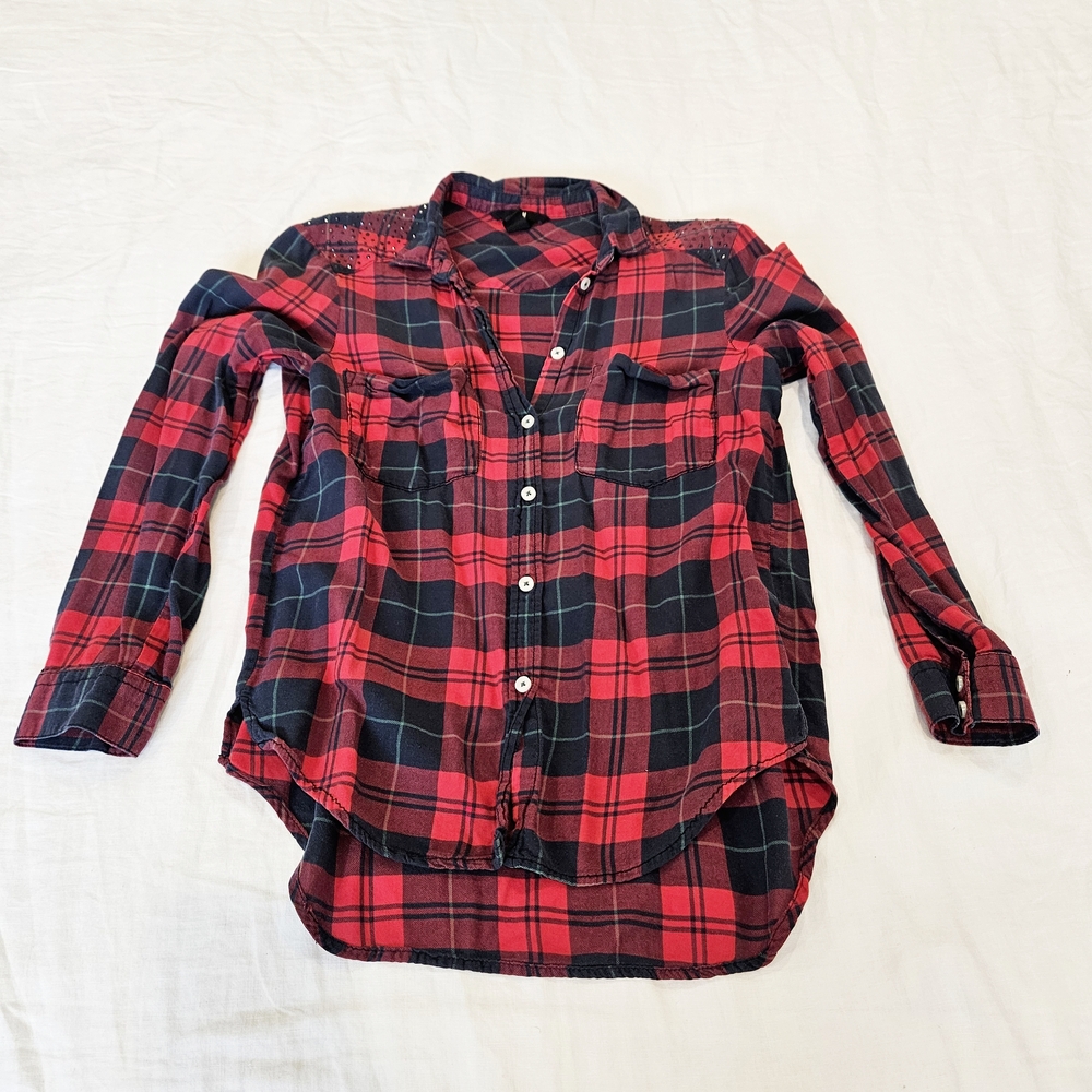 H&M | Rhinestone Flannel - Picture 6 of 9